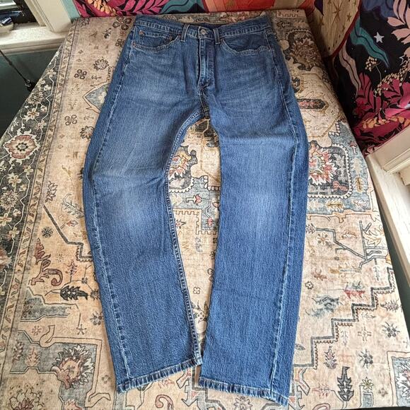 Levi’s 505 Men’s Jeans Straight Leg Denim Size 34 X 30 - Picture 1 of 10